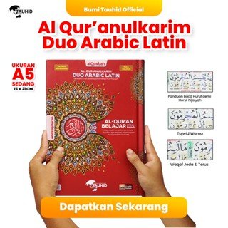 Al Quran Duo Arabic Latin A5 Tajwid Mudah Warna Terjemahan